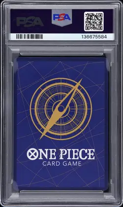 2022 ONE PIECE OP01-ROMANCE DAWN MANGA ALTERNATE ART #120 SHANKS PSA 10 - Image 2