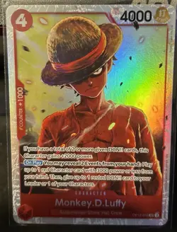 Monkey.D.Luffy OP12-015 - One Piece TCG - Legacy of the Master Foil NM English - Image 1
