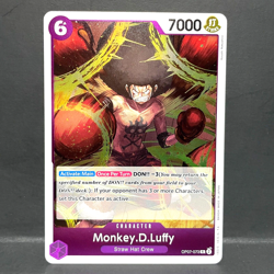 2024 ONE PIECE 500 YEARS IN THE FUTURE MONKEY D LUFFY OP07-073 (R) RARE - Image 1
