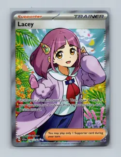 Lacey 166/142 Full Art NM/M Stellar Crown Pokemon Card - Image 1