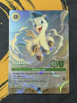 Pegasus - Gift for Hercules 1 Disney Lorcana Promo Cards Holo - Image 1
