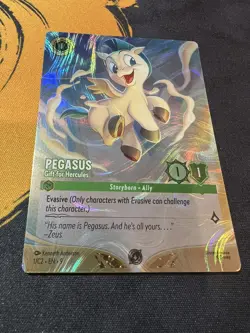 Pegasus - Gift for Hercules 1 Disney Lorcana Promo Cards Holo - Image 2