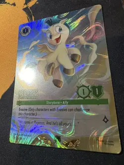 Pegasus - Gift for Hercules 1 Disney Lorcana Promo Cards Holo - Image 3