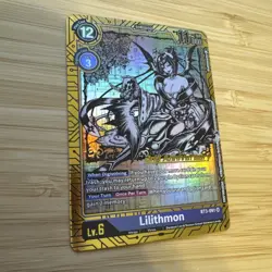 Digimon Card Game Lilithmon Alternate Alt Art BT3-091 SR 2nd Anniversary Foil - Image 1