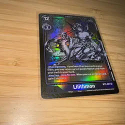 Digimon Card Game Lilithmon Alternate Alt Art BT3-091 SR 2nd Anniversary Foil - Image 2