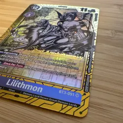 Digimon Card Game Lilithmon Alternate Alt Art BT3-091 SR 2nd Anniversary Foil - Image 4