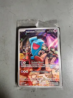 Sealed Pokemon Team Rocket's Wobbuffet 203 Promo SV Scarlet & Violet Rare Card - Image 1