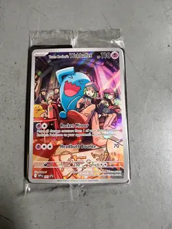 Sealed Pokemon Team Rocket's Wobbuffet 203 Promo SV Scarlet & Violet Rare Card - Image 3