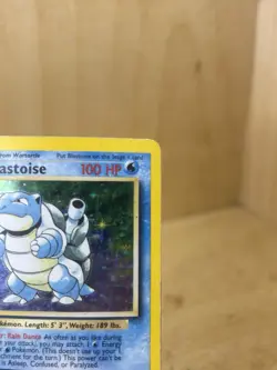 Pokemon TCG Blastoise Base Set Holo Unlimited Rare Card 2/102 HEAVY PLAY - Image 2