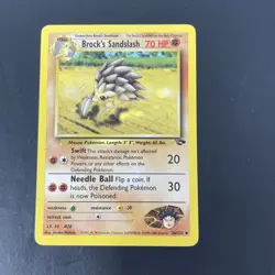 Brock’s Sandslash 36/132 Pokemon Card Gym Challenge - Image 1