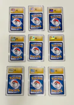 Pokemon CGC Pristine 10 Graded 9 Card Lot Gem Pack Stars Holo w/ Umbreon & Eevee - Image 2