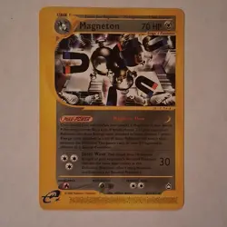 Pokemon Magneton Aquapolis 22/147 Rare 70HP Regular English 2002 TCG Card - Image 1