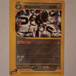 Pokemon Magneton Aquapolis 22/147 Rare 70HP Regular English 2002 TCG Card - Image 2
