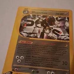 Pokemon Magneton Aquapolis 22/147 Rare 70HP Regular English 2002 TCG Card - Image 3