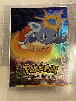 1998 Pokemon Holo Foil card Gotta Catch Em All -Stage 2 - E8 of 12 #08 WarTortle - Image 1
