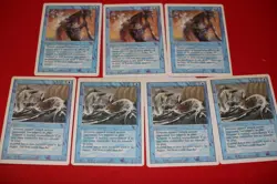 MTG 14 8th 9th edition red green demolish burn uncommons magic card lot MP - Image 4