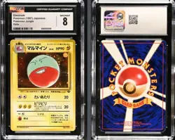 Pokemon Card - Electrode Japanese Jungle Holo - CGC 8 MINT+ - Image 1
