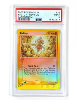 Baltoy - 32/100 - Reverse Holo EX Sandstorm PSA 9 Pokemon card (MINT) - Image 1