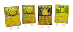 1 Pokemon Pikachu Gold Metal Card 58/102 Celebrations 25th Anniversary READ - Image 2