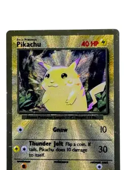 1 Pokemon Pikachu Gold Metal Card 58/102 Celebrations 25th Anniversary READ - Image 5