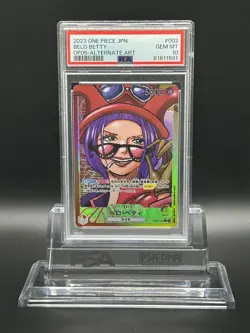 One Piece Card Game Japanese Awakening of the New Era BELO BETTY OP05-002 PSA 10 - Image 1