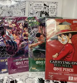 One Piece Card Game Sleeved Booster Pack Complete Set OP 01 to OP 13 + PRB 01 02 - Image 5