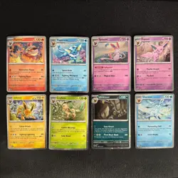 Prismatic Evolutions Costco Cosmos Holo Promo Cards Full Set Of 8 Eeveelutions - Image 1
