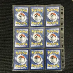 Old Pokemon Cards VINTAGE Rare Collection binder Pages Holo WOTC 1999 TCG 🔥 - Image 4