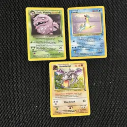Old Pokemon Cards VINTAGE Rare Collection binder Pages Holo WOTC 1999 TCG 🔥 - Image 5