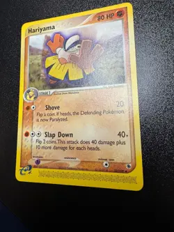 Pokemon TCG Card - Hariyama EX Ruby and Sapphire 33/109 - Regular Uncommon - NM - Image 1