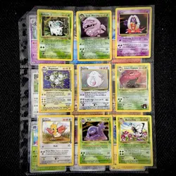 Old Pokemon Cards VINTAGE Rare Collection binder Pages Holo WOTC 1999 TCG 🔥 - Image 1