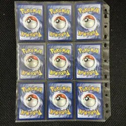 Old Pokemon Cards VINTAGE Rare Collection binder Pages Holo WOTC 1999 TCG 🔥 - Image 4