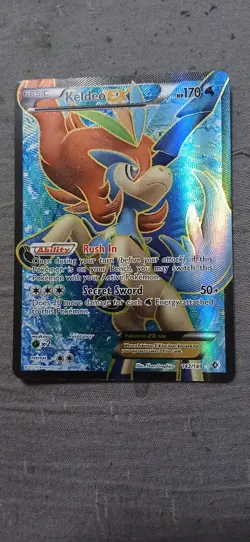 set of 3 full art Pokemon cards mint or better - Image 3