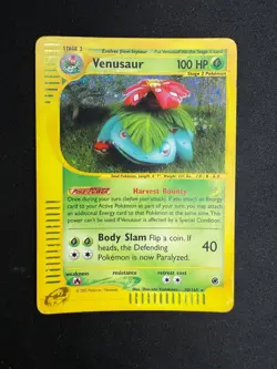 Pokemon Venusaur 30/165 Expedition Rare Holo Unlimited Wizards ENG Vintage Cards - Image 1