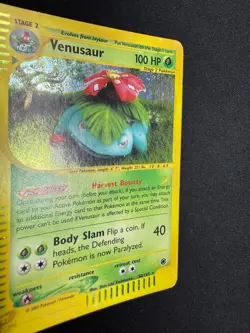 Pokemon Venusaur 30/165 Expedition Rare Holo Unlimited Wizards ENG Vintage Cards - Image 3