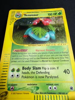 Pokemon Venusaur 30/165 Expedition Rare Holo Unlimited Wizards ENG Vintage Cards - Image 5