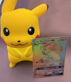 Pokemon Gumshoos GX 157/149 Sun & Moon Base Full Art Holo Rare Card NM - Image 1