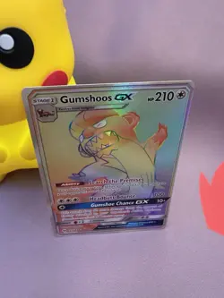Pokemon Gumshoos GX 157/149 Sun & Moon Base Full Art Holo Rare Card NM - Image 2