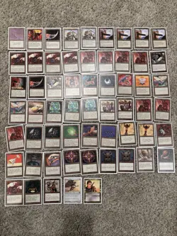 ***900+ VINTAGE WHITE BORDER MTG CARD LOT***BULK MAGIC PLAYED COLLECTION - Image 3