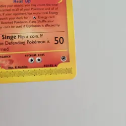 Typhlosion Non-Holo E-Reader Pokemon Card (65/165) - Image 5