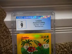 Ledyba cgc 9 MINT REVERSE HOLO Skyridge 2002 E-Reader 73/144 psa card Pokemon - Image 2