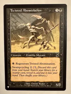 MTG Magic the Gathering Twisted Abomination (SCG-76/2869) The List NM - Image 1