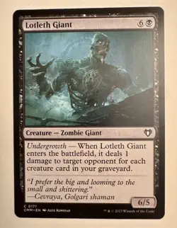 Lotleth Giant Commander Masters CMM 171 MTG Regular - Image 1