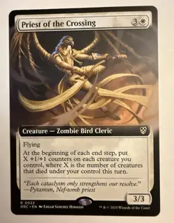 x1 Priest of the Crossing - Extended Art R MTG Commander: Aetherdrift M/NM, Engl - Image 1
