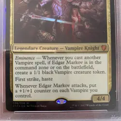 Edgar Markov Commander 2017 Foil Graded 6 - Image 4