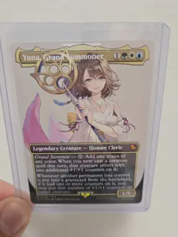 Magic MTG Final Fantasy Yuna, Grand Summoner #208 *NON-FOIL* Borderless Regular - Image 1