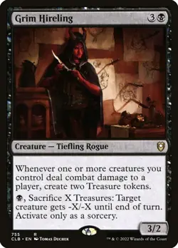 Grim Hireling #755 NM - Commander Legends: Battle for Baldur's Gate MTG - Image 1
