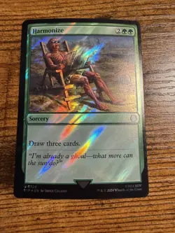 MTG Magic The Gathering SURGE FOIL Harmonize - Image 1