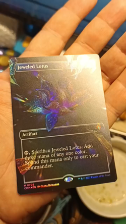 Jeweled Lotus, Borderless Foil, Near Mint, Mythic, MTG, Commander Masters - Image 2