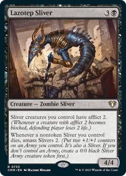 Lazotep Sliver [Commander Masters] Magic MTG - Image 1